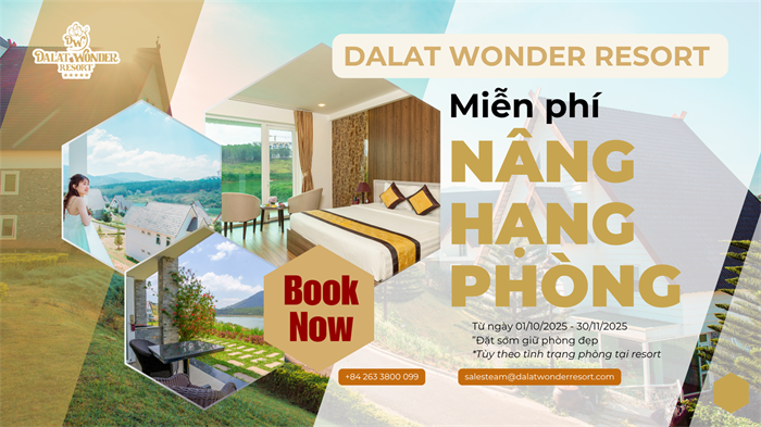 THỨC GIẤC BÊN HỒ TUYỀN LÂM - ƯU ĐÃI NÂNG HẠNG PHÒNG MIỄN PHÍ